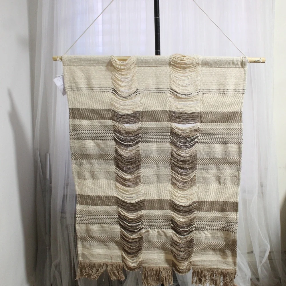 West Elm Textured Woven Wall Art – Taupe & Neutral Tones